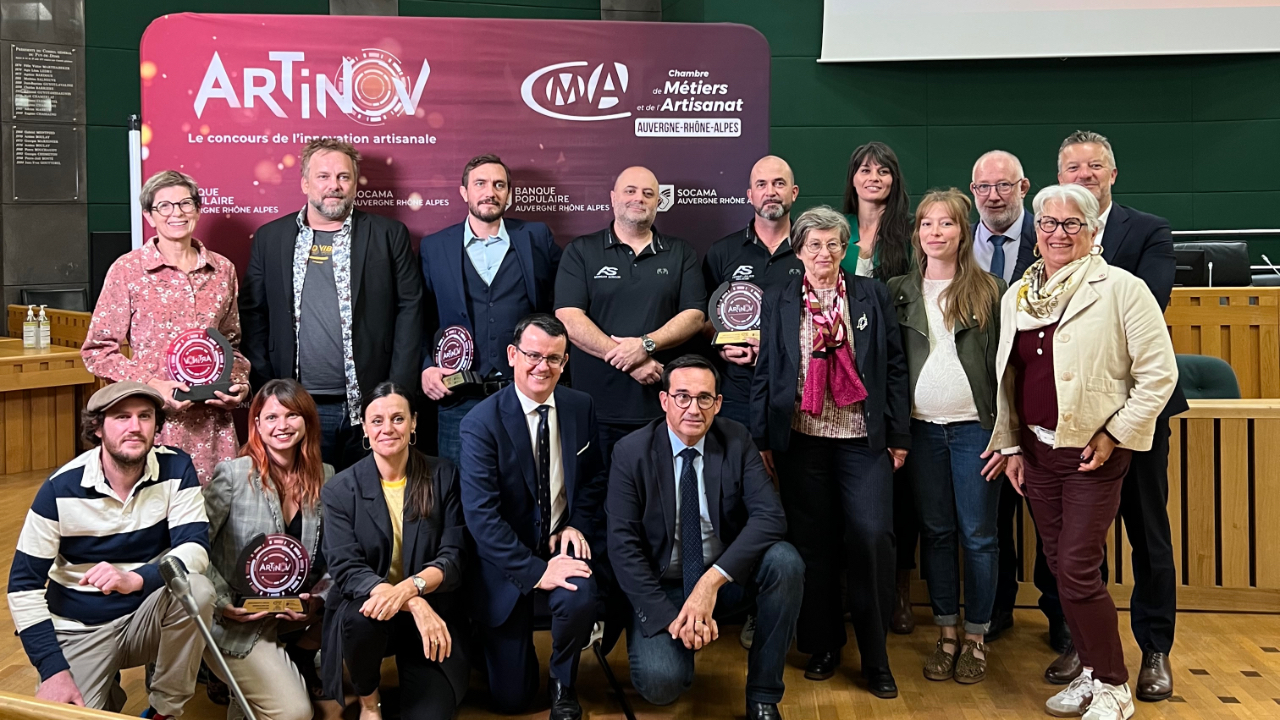 Puy-de-Dôme : quatre entreprises artisanales récompensées pour leurs innovations au concours Artinov 2026 Puy-de-Dôme : quatre entreprises artisanales récompensées pour leurs innovations au concours Artinov 2026