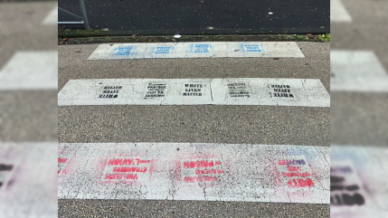 A Chamalières, des tags racistes et xenobphobes inscrits devant une école