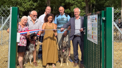 A Cournon-d’Auvergne, l'inauguration d’un nouvel espace sécurisé pour les canins