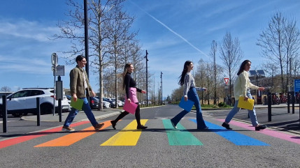 Charte et passage piéton arc-en-ciel, l'UCA s'engage pour protéger les personnes LGBTQIA+