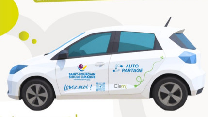 Deux voitures &eacute;lectriques en autopartage dans les gares de Gannat et Louroux-de-Bouble