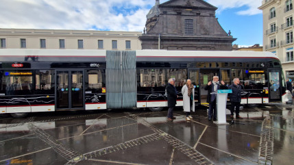 PHOTOS - On est monté à bord du futur tram-bus de Clermont-Ferrand PHOTOS - On est monté à bord du futur tram-bus de Clermont-Ferrand