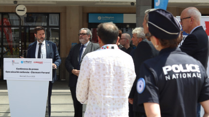 La ville, la Région et l'État s'associent avec la SNCF pour garantir la sécurité de la gare de Clermont-Ferrand