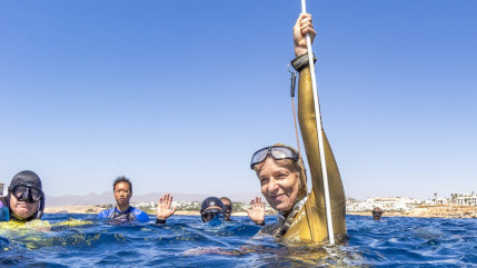 Nouveau record de France pour Alice Modolo, apnéiste originaire de Clermont-Ferrand