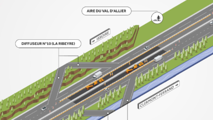 Travaux sur l'A75 : les voies de gauche neutralisées à La Ribeyre (sortie 10) jusqu'au 13 mai Travaux sur l'A75 : les voies de gauche neutralisées à La Ribeyre (sortie 10) jusqu'au 13 mai