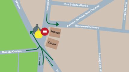 Vichy : cinq semaines de travaux rue Georges Clemenceau dès lundi Vichy : cinq semaines de travaux rue Georges Clemenceau dès lundi