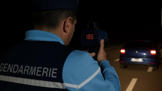 Près de Brioude, un chauffard dépasse de 105 km/h la vitesse autorisée