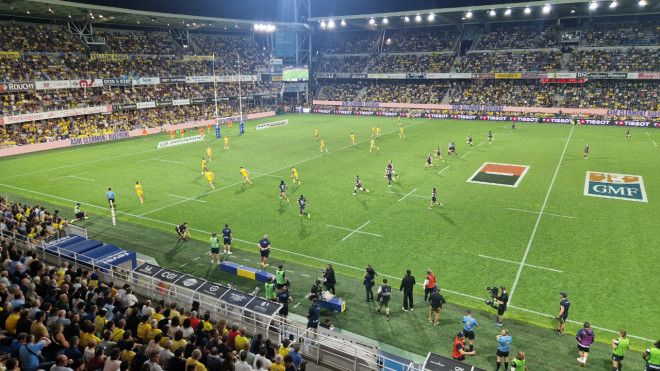 "Ce soir, c'est dur" : les réactions de l'ASM Clermont après sa défaite face au Racing 92 (13-41) "Ce soir, c'est dur" : les réactions de l'ASM Clermont après sa défaite face au Racing 92 (13-41)