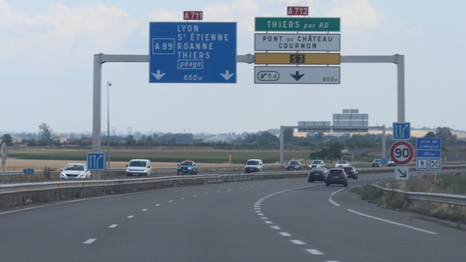 Travaux sur l'A711 : l'autoroute ferm&eacute;e depuis Clermont-Ferrand vers Lempdes et Pont-du-Ch&acirc;teau